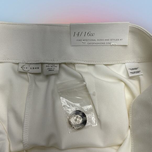 EST. 1946 Women’s 14/16 White Pull On Dress Pant - Picture 4 of 4